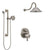 Delta Trinsic Stainless Steel Finish Shower System with Dual Control Handle, Integrated Diverter, Showerhead, and Hand Shower with Grab Bar SS27859SS9