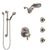 Delta Trinsic Dual Control Handle Stainless Steel Finish Shower System, Dual Showerhead, 3 Body Jets, Grab Bar Hand Spray SS27959SS10