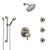 Delta Trinsic Dual Control Handle Stainless Steel Finish Integrated Diverter Shower System, Showerhead, 3 Body Sprays, Grab Bar Hand Spray SS27959SS4