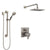 Delta Ara Dual Thermostatic Control Stainless Steel Finish Integrated Diverter Shower System, Showerhead, and Hand Shower with Grab Bar SS27T867SS1