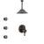 Delta Cassidy Venetian Bronze Integrated Diverter Shower System with Dual Thermostatic Control, Ceiling Showerhead, and 3 Body Sprays SS27T897RB4