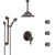 Delta Cassidy Venetian Bronze Dual Thermostatic Control Shower System, Ceiling Showerhead, 3 Body Jets, Grab Bar Hand Spray SS27T997RB10