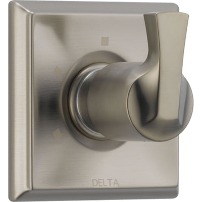 Delta 3-Setting Stainless Steel Finish 1-Handle Shower Diverter with Valve D182V