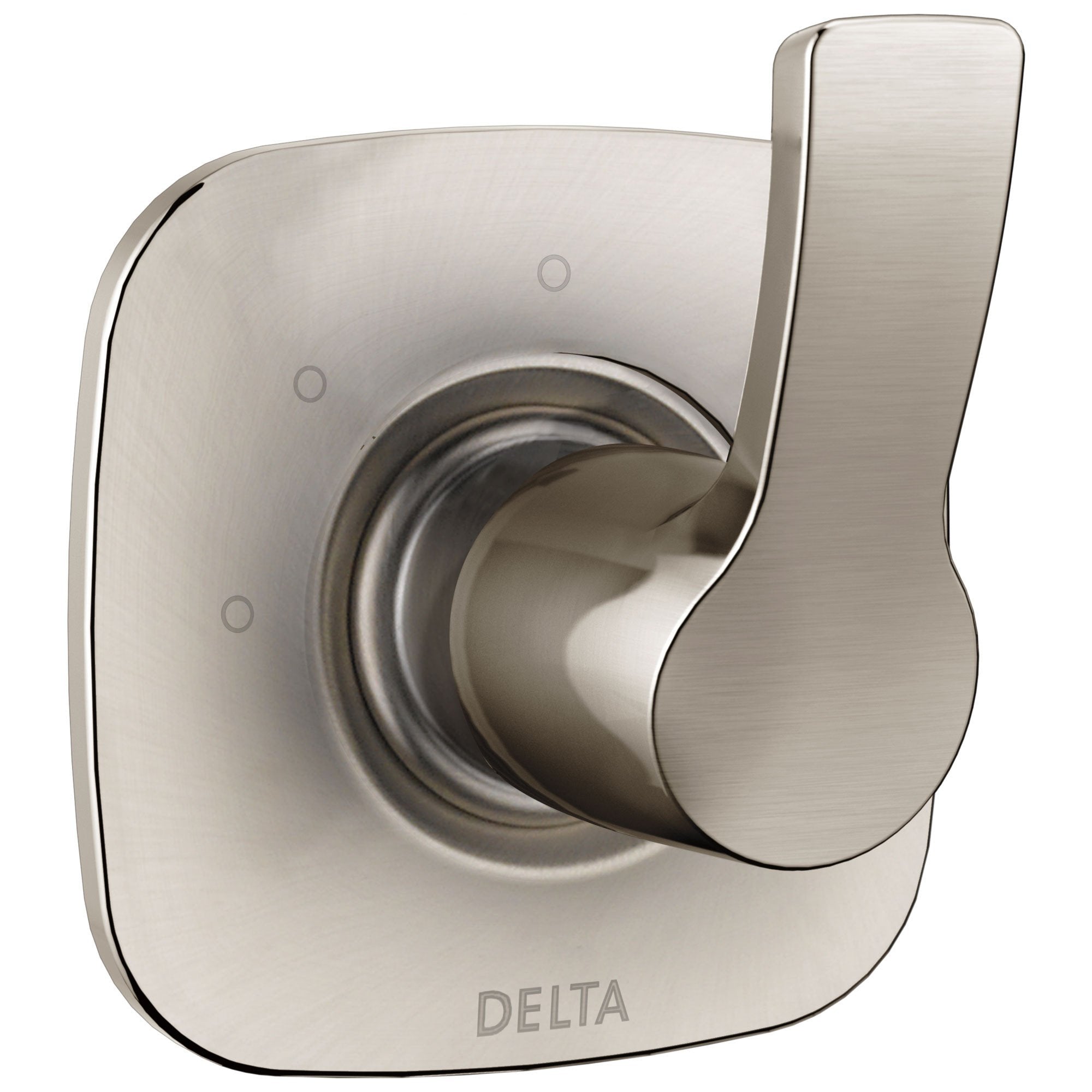 Delta Tesla Collection Stainless Steel Finish Modern 3-Setting 2-Port Single Handle Shower Diverter Trim Kit (Valve Sold Separately) 732795