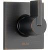 Delta 3-Setting Venetian Bronze Square 1-Handle Shower Diverter with Valve D185V