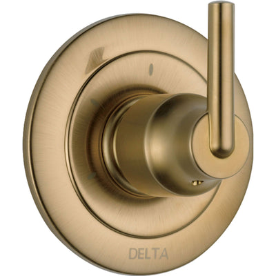 Delta Trinsic 3-Setting Modern Champagne Bronze Shower Diverter with Valve D192V