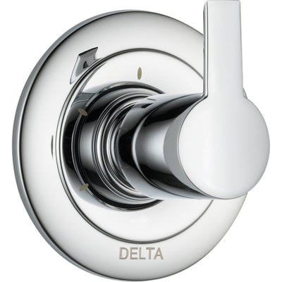 Delta Compel 3-Setting Modern Chrome 1-Handle Shower Diverter with Valve D195V