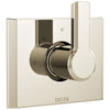 Delta Pivotal Modern Polished Nickel Finish 3-Setting 2 Outlet Port Shower System Diverter Includes Lever Handle and Rough-in Valve D3571V