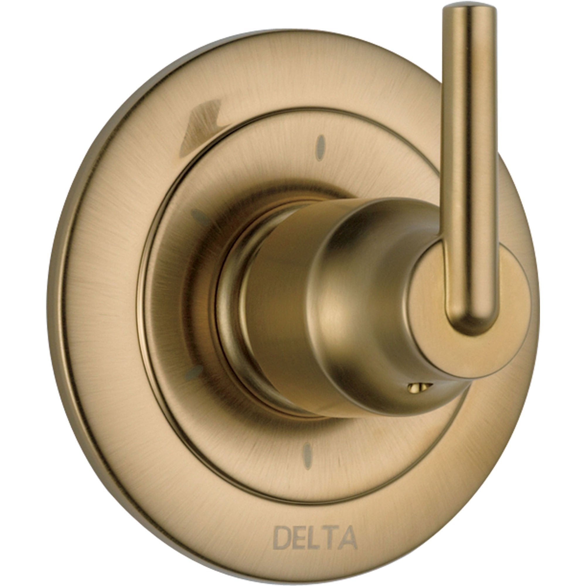 Delta Trinsic 6-Setting Champagne Bronze 1-Handle Shower Diverter Trim 590193