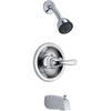 Delta Classic Chrome Tub and Shower Combination Faucet Includes Valve D354V