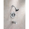 Delta Classic 1-Handle Chrome Finish Shower and Tub Faucet w/ Valve D233V