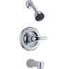 Delta Classic Chrome Tub and Shower Combination Faucet Includes Valve D355V