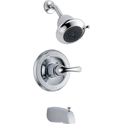 Delta Classic Chrome Tub and Shower Combination Faucet Includes Valve D290V