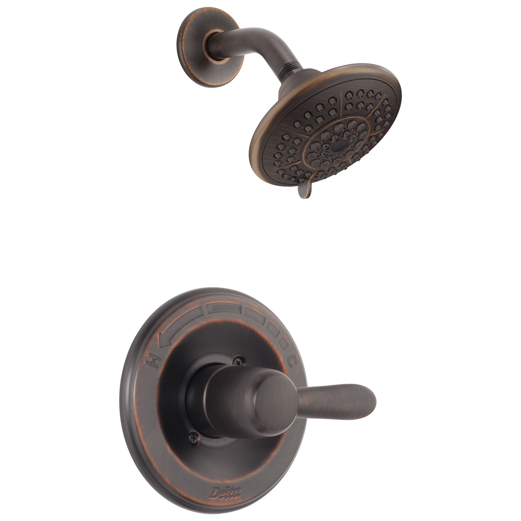 Delta Lahara Single Handle Venetian Bronze Shower Only Faucet Trim Kit 338169