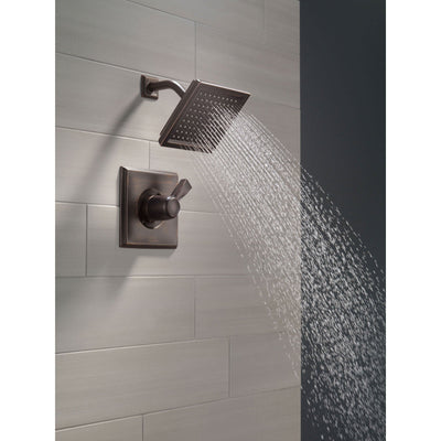 Delta Dryden Venetian Bronze Modern Square Shower Only Faucet with Valve D632V