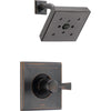 Delta Dryden Venetian Bronze Large Modern Shower Only Faucet with Valve D633V