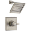 Delta Dryden Collection Stainless Steel Finish Monitor 14 Series Square Shower only Faucet Trim Kit (Requires Rough-in Valve) DT14251SP