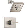 Delta Vero Stainless Steel Finish H2Okinetic Square Shower Only Trim Kit 521944