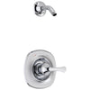 Delta Addison Collection Chrome Monitor 14 Series Single Lever Handle Shower Faucet Trim Kit - Less Showerhead Includes Rough-in Valve without Stops D2433V