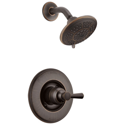 Delta Linden Collection Venetian Bronze Monitor 14 Contemporary Style Single Lever Handle Shower only Faucet Trim (Requires Rough-in Valve) DT14293RB