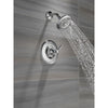 Delta Linden Collection Chrome Monitor 14 Series Contemporary Style Single Lever Handle Shower only Faucet Includes Rough-in Valve with Stops D2432V