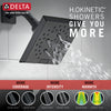 Delta Pivotal Matte Black Finish Monitor 14 Series Shower only Faucet Includes Single Lever Handle, Cartridge, and Valve without Stops D3479V