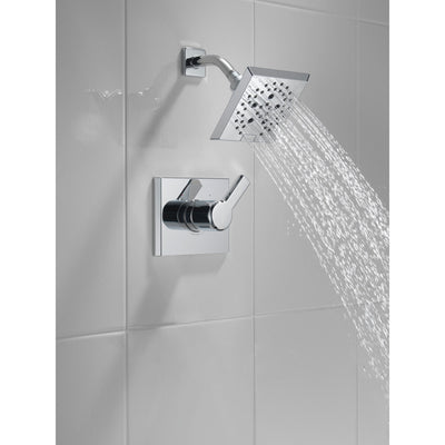 Delta Pivotal Chrome Finish Monitor 14 Series Shower only Faucet Includes Single Lever Handle, Cartridge, and Valve without Stops D3481V