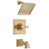 Delta Dryden Champagne Bronze Finish Monitor 14 Series Water Efficient Tub & Shower Combination Faucet Trim Kit (Requires Valve) DT14451CZWE