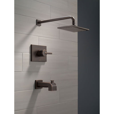 Delta Vero Modern Venetian Bronze Tub and Shower Combination with Valve D258V