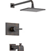 Delta Vero Modern Venetian Bronze Tub and Shower Combination with Valve D324V