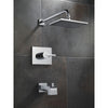 Delta Vero Modern Tub and Shower Combination Faucet with Valve in Chrome D254V