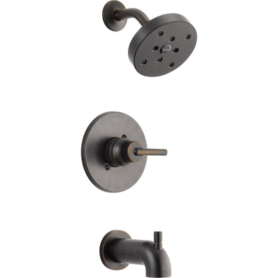 Delta Trinsic Modern Venetian Bronze Tub and Shower Combo Faucet Trim 601722