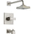 Delta Arzo Stainless Steel Finish Tub and Large Shower Faucet Trim Kit 352437