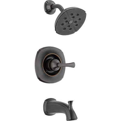 Delta Addison Wall Mount Venetian Bronze Tub and Shower Faucet Trim Kit 476404