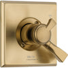 Delta Dryden Temperature and Volume Control Champagne Bronze Shower Trim 556047