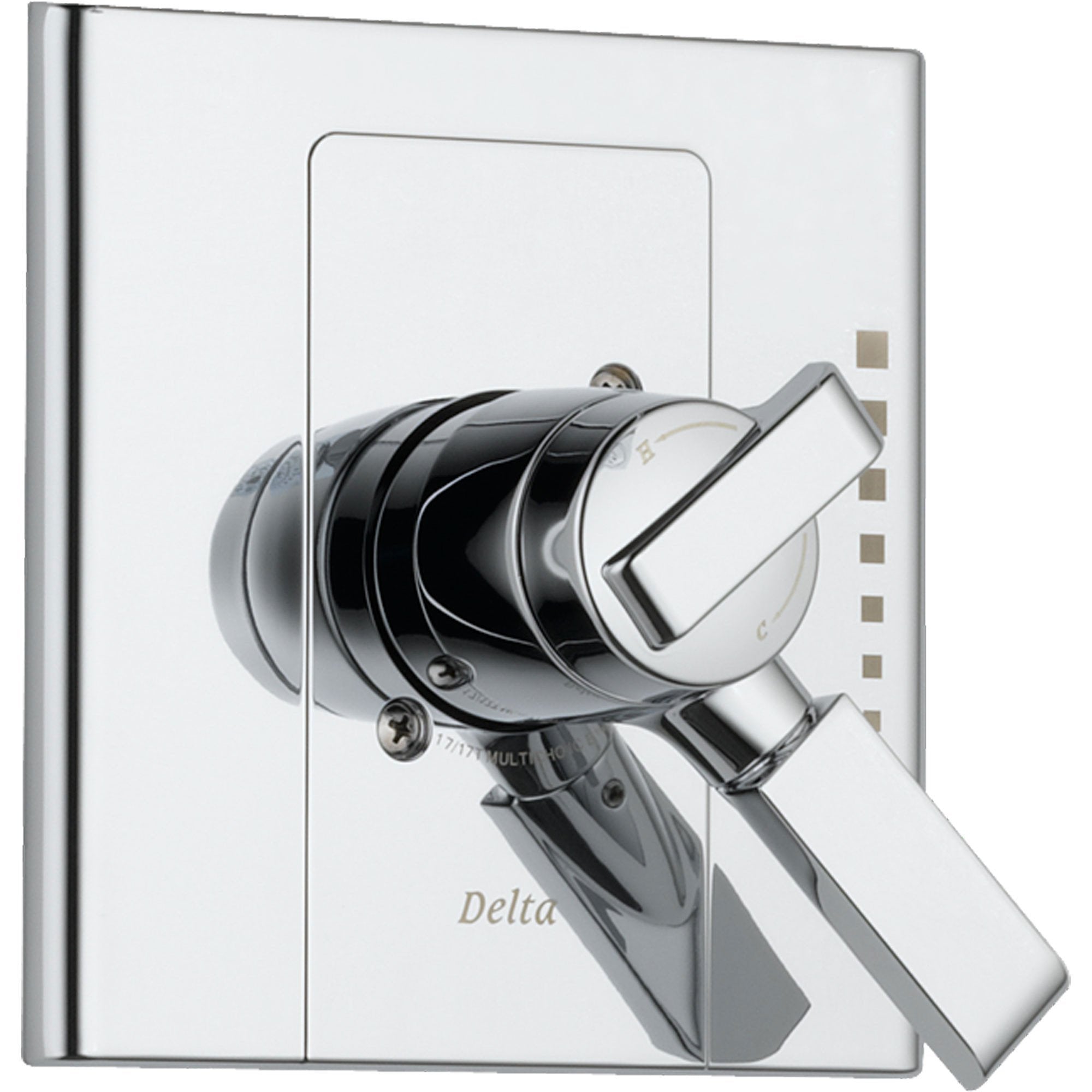 Delta Arzo 2-Handle Chrome Modern Temp/Volume Shower Valve Control Trim 561003