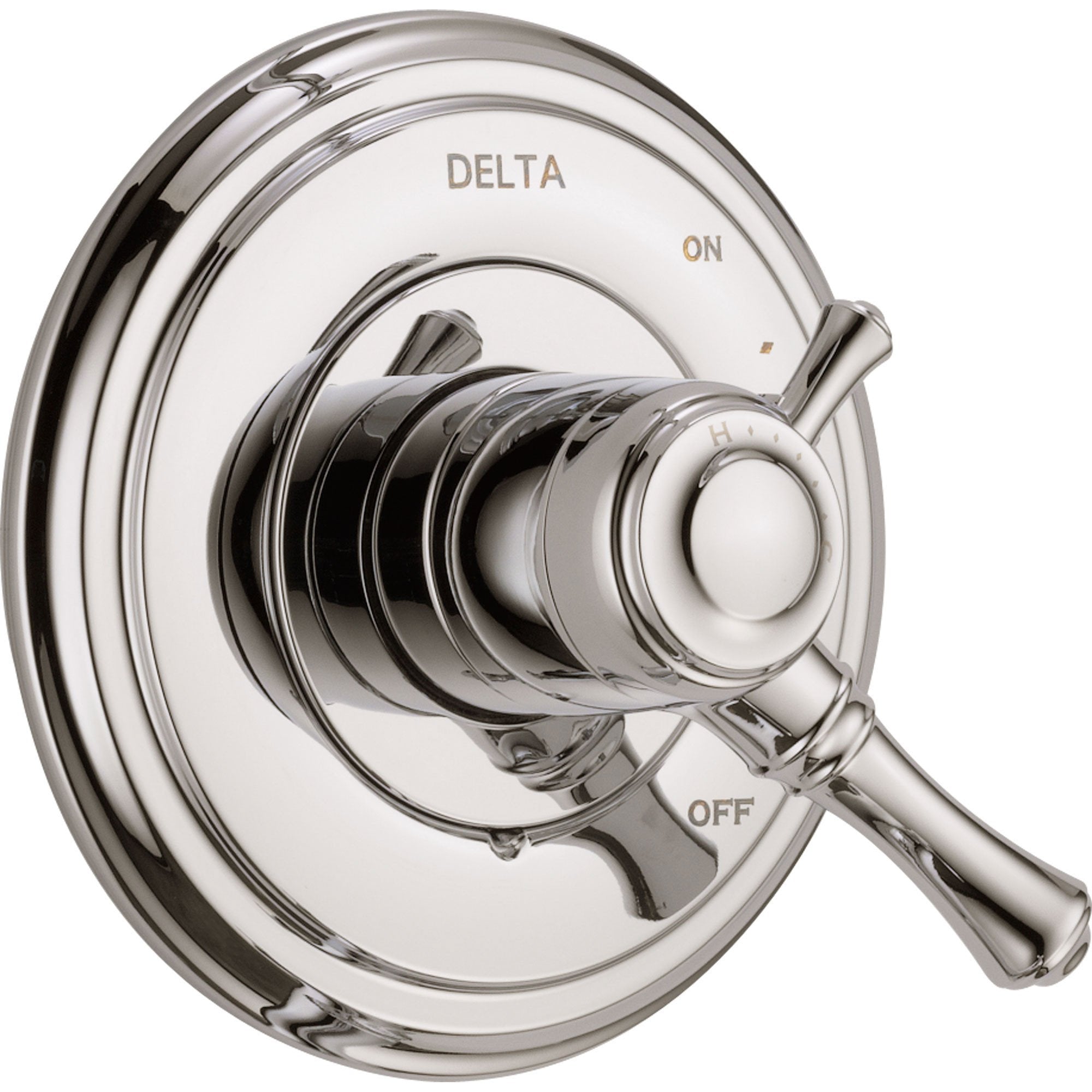 Delta Cassidy Two Handle Polished Nickel Shower Faucet Control with Valve D146V