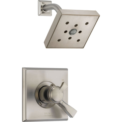 Delta Dryden Stainless Steel Finish Temp/Volume Control Shower with Valve D685V