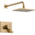 Delta Vero Champagne Bronze Temp/Volume Control Shower Faucet with Valve D687V