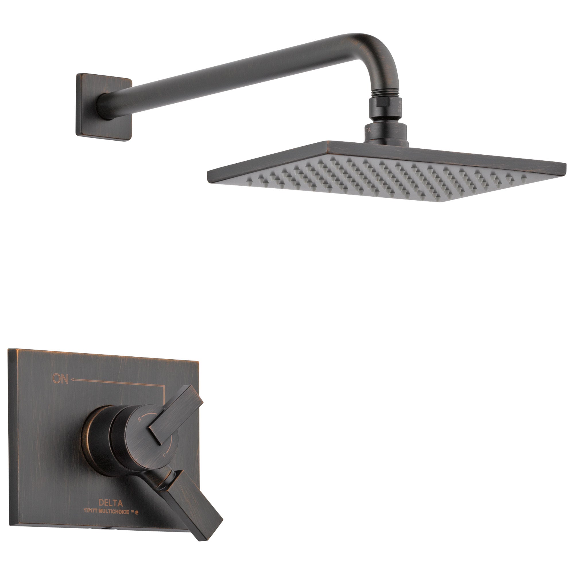 Delta Vero Venetian Bronze Finish Monitor 17 Series Water Efficient Shower only Faucet Trim Kit (Requires Valve) DT17253RBWE