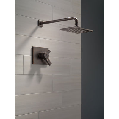 Delta Vero Venetian Bronze Finish Monitor 17 Series Water Efficient Shower only Faucet Includes Handles, Cartridge, and Valve with Stops D3382V