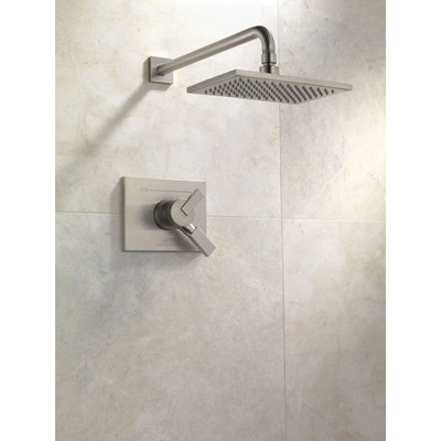 Delta Vero Stainless Steel Finish Temp/Volume Control Shower with Valve D757V