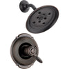 Delta Victorian Dual Control Temp/Volume Venetian Bronze Shower with Valve D700V