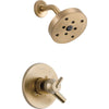 Delta Trinsic Dual Control Temp/Volume Champagne Bronze Shower with Valve D768V