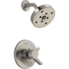 Delta Compel 2 Handle Temp/Volume Stainless Steel Finish Shower Trim 584043