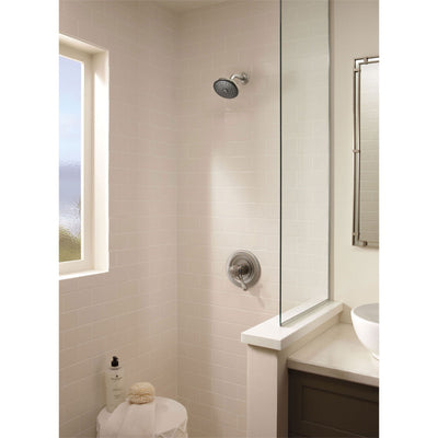 Delta Leland 2 Handle Temp/Volume Stainless Steel Finish Shower with Valve D777V