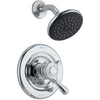 Delta Leland Chrome Temp/Volume Dual Control Shower Only Faucet with Valve D773V