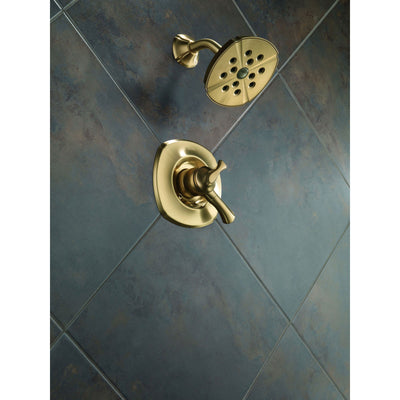 Delta Addison Dual Control Temp/Volume Champagne Bronze Shower with Valve D717V