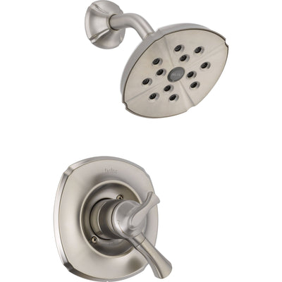 Delta Addison Dual Temp/Volume Stainless Steel Finish Shower with Valve D784V