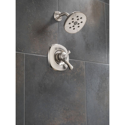 Delta Addison Dual Temp/Volume Stainless Steel Finish Shower with Valve D719V